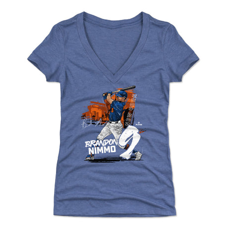Brandon Nimmo Women's V-Neck T-Shirt | 500 LEVEL