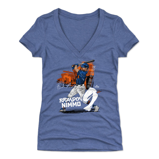 Brandon Nimmo Women's V-Neck T-Shirt | 500 LEVEL