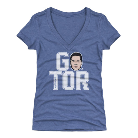 Auston Matthews Women's V-Neck T-Shirt | 500 LEVEL