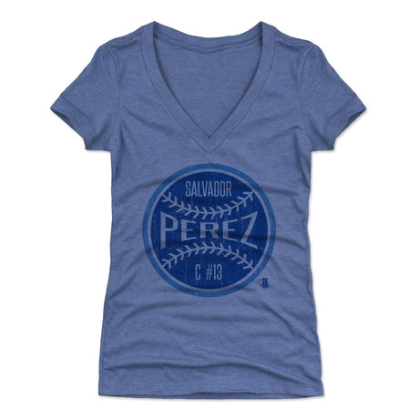 Salvador Perez Women's V-Neck T-Shirt | 500 LEVEL