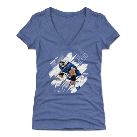 Quenton Nelson Women's V-Neck T-Shirt | 500 LEVEL
