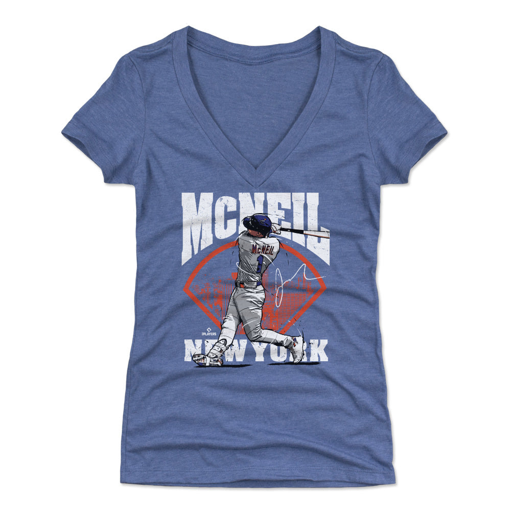 Jeff McNeil Women's V-Neck T-Shirt | 500 LEVEL