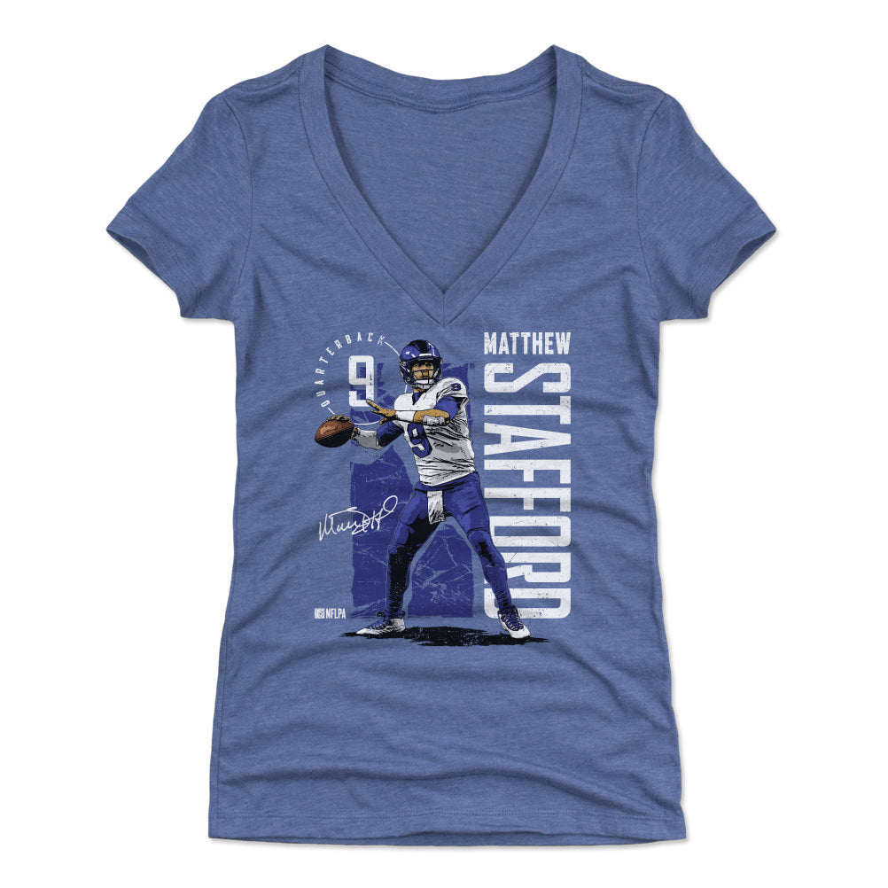 Matthew Stafford Women's V-Neck T-Shirt | 500 LEVEL
