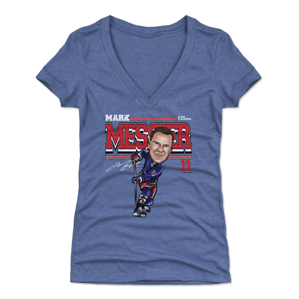 Mark Messier Women's V-Neck T-Shirt | 500 LEVEL