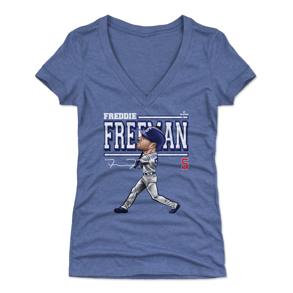 Freddie Freeman Women's V-Neck T-Shirt | 500 LEVEL
