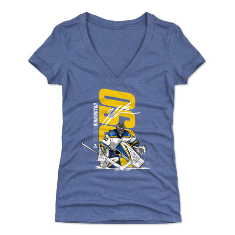Jordan Binnington Women's V-Neck T-Shirt | 500 LEVEL