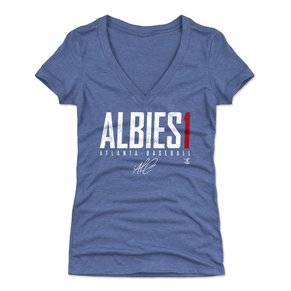 Ozzie Albies Women's V-Neck T-Shirt | 500 LEVEL