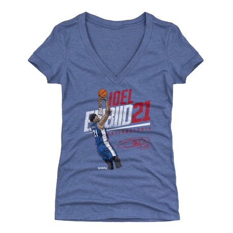 Joel Embiid Women's V-Neck T-Shirt | 500 LEVEL