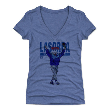 Tommy Lasorda Women's V-Neck T-Shirt | 500 LEVEL