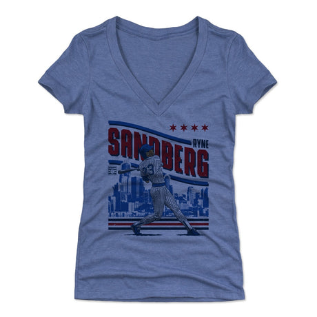 Ryne Sandberg Women's V-Neck T-Shirt | 500 LEVEL