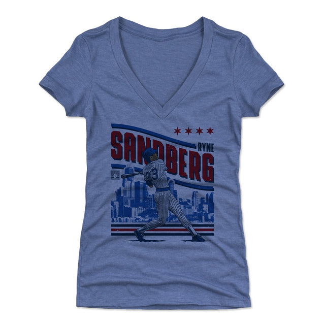 Ryne Sandberg Women's V-Neck T-Shirt | 500 LEVEL