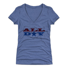 USA Women's V-Neck T-Shirt | 500 LEVEL