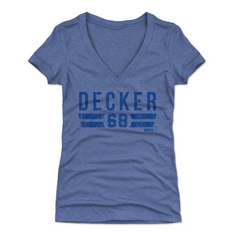 Taylor Decker Women's V-Neck T-Shirt | 500 LEVEL