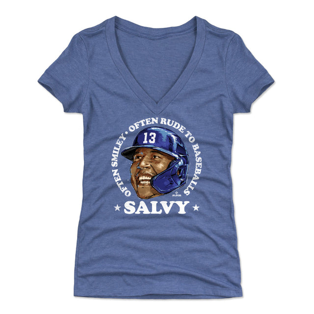 Salvador Perez Women's V-Neck T-Shirt | 500 LEVEL