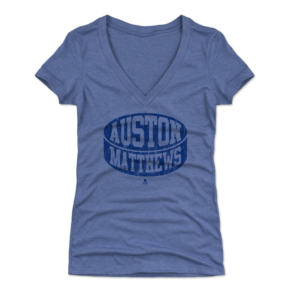 Auston Matthews Women's V-Neck T-Shirt | 500 LEVEL