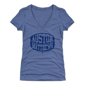 Auston Matthews Women's V-Neck T-Shirt | 500 LEVEL