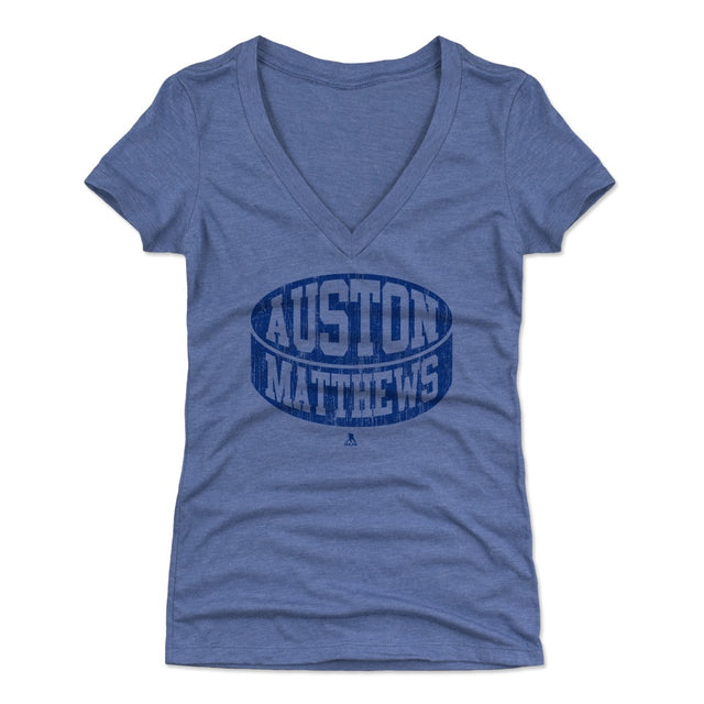 Auston Matthews Women's V-Neck T-Shirt | 500 LEVEL