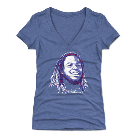 Vladimir Guerrero Jr. Women's V-Neck T-Shirt | 500 LEVEL