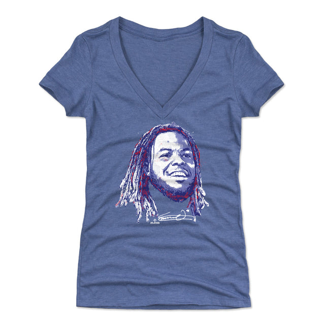 Vladimir Guerrero Jr. Women's V-Neck T-Shirt | 500 LEVEL