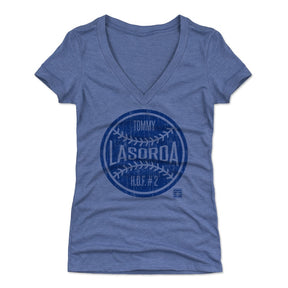 Tommy Lasorda Women's V-Neck T-Shirt | 500 LEVEL