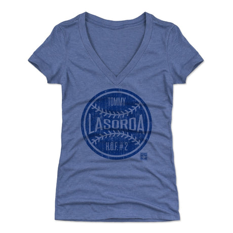 Tommy Lasorda Women's V-Neck T-Shirt | 500 LEVEL