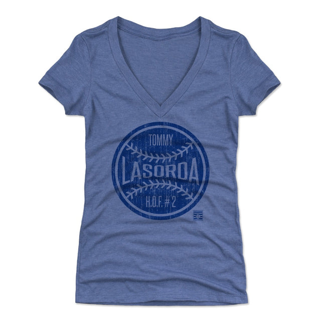 Tommy Lasorda Women's V-Neck T-Shirt | 500 LEVEL