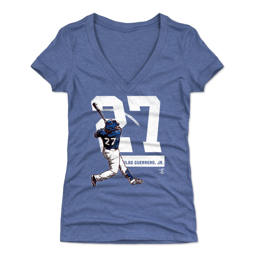 Vladimir Guerrero Jr. Women's V-Neck T-Shirt | 500 LEVEL