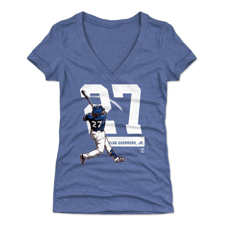 Vladimir Guerrero Jr. Women's V-Neck T-Shirt | 500 LEVEL