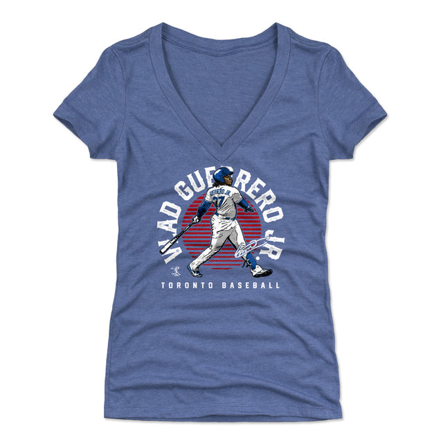 Vladimir Guerrero Jr. Women's V-Neck T-Shirt | 500 LEVEL