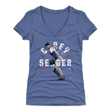 Corey Seager Women's V-Neck T-Shirt | 500 LEVEL