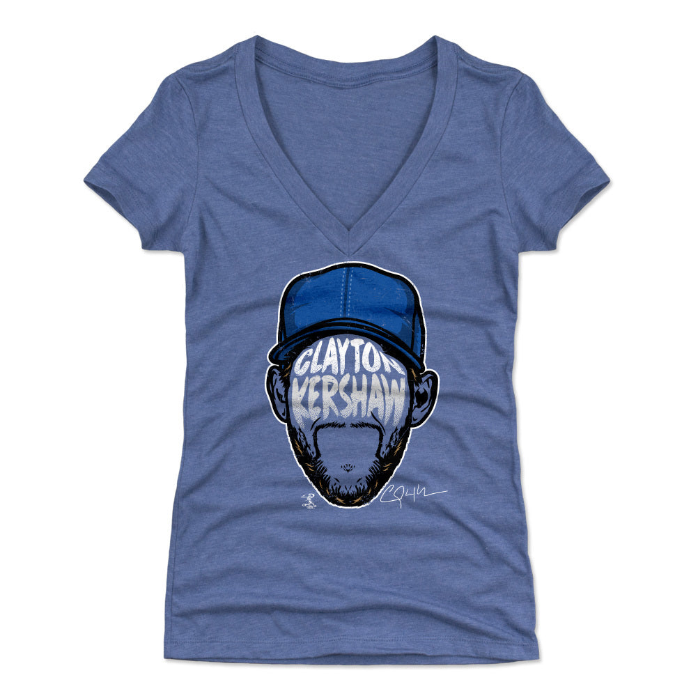 Clayton Kershaw Women's V-Neck T-Shirt | 500 LEVEL