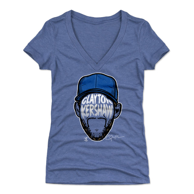 Clayton Kershaw Women's V-Neck T-Shirt | 500 LEVEL