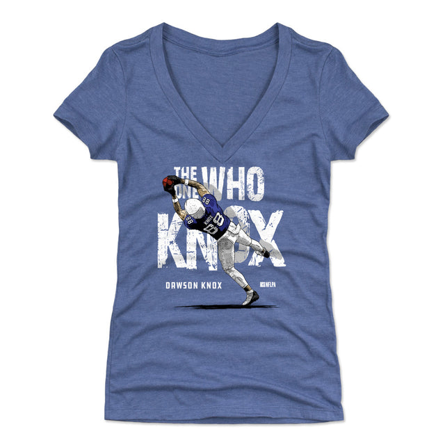 Dawson Knox Women's V-Neck T-Shirt | 500 LEVEL