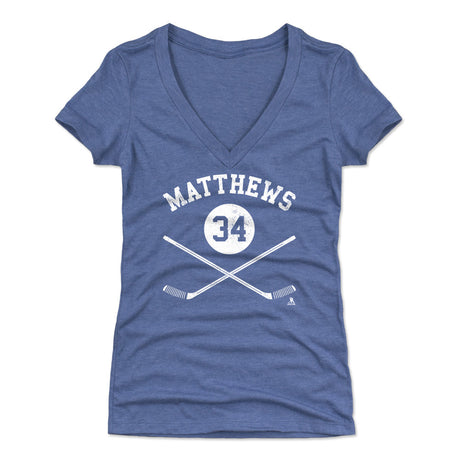 Auston Matthews Women's V-Neck T-Shirt | 500 LEVEL