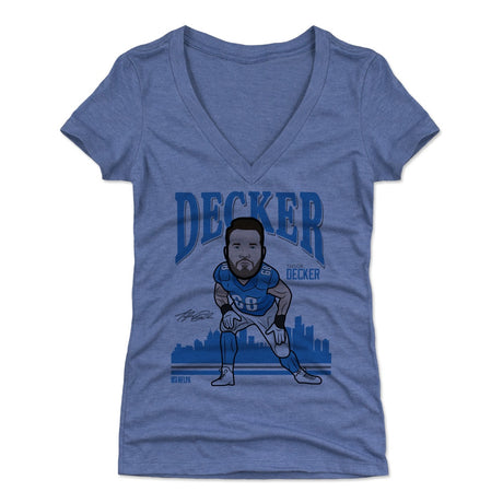 Taylor Decker Women's V-Neck T-Shirt | 500 LEVEL