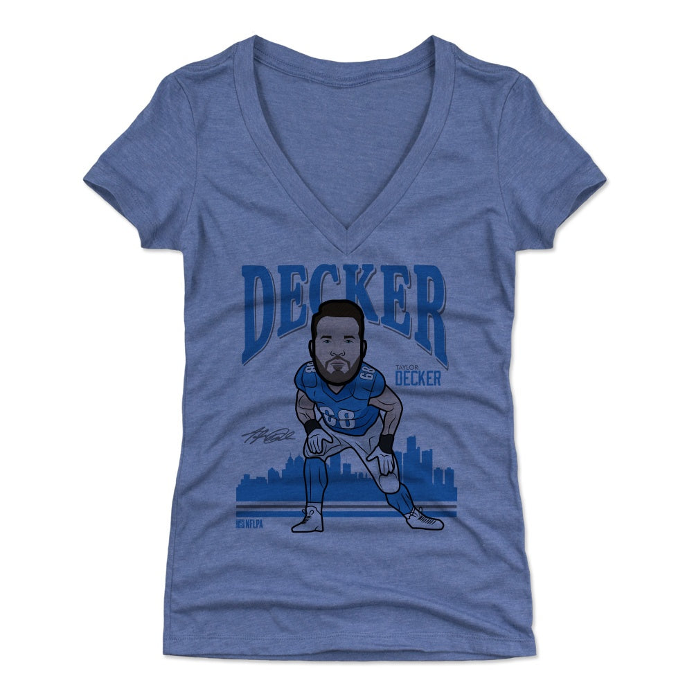 Taylor Decker Women&#39;s V-Neck T-Shirt | 500 LEVEL