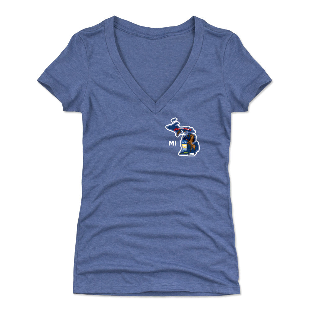 Michigan Women's V-Neck T-Shirt | 500 LEVEL