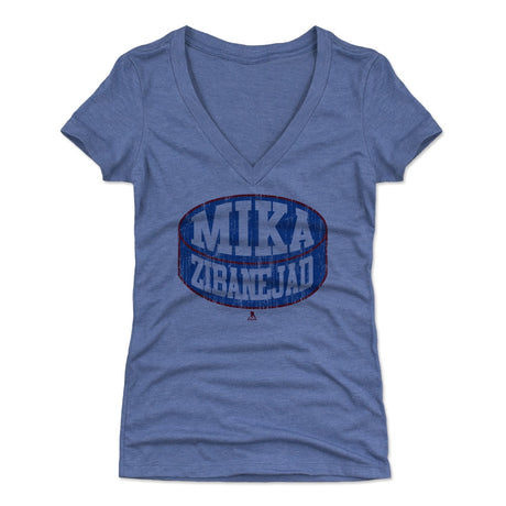 Mika Zibanejad Women's V-Neck T-Shirt | 500 LEVEL