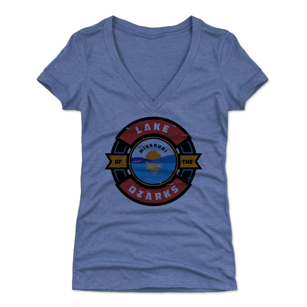 Lake Of The Ozarks Women&#39;s V-Neck T-Shirt | 500 LEVEL