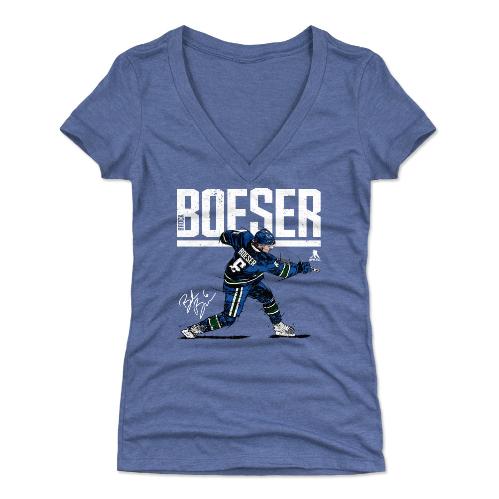 Brock Boeser Women's V-Neck T-Shirt | 500 LEVEL