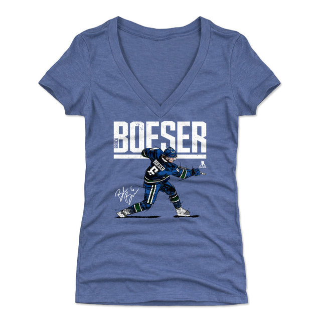 Brock Boeser Women's V-Neck T-Shirt | 500 LEVEL