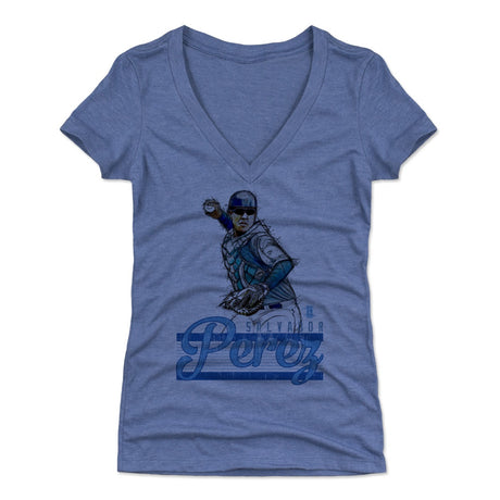 Salvador Perez Women's V-Neck T-Shirt | 500 LEVEL