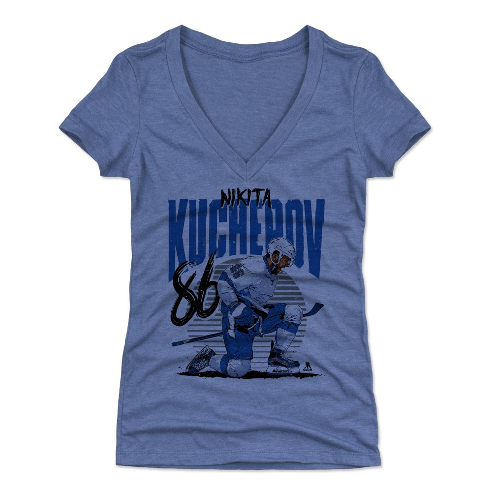 Nikita Kucherov Women's V-Neck T-Shirt | 500 LEVEL