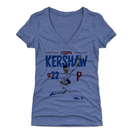 Clayton Kershaw Women's V-Neck T-Shirt | 500 LEVEL