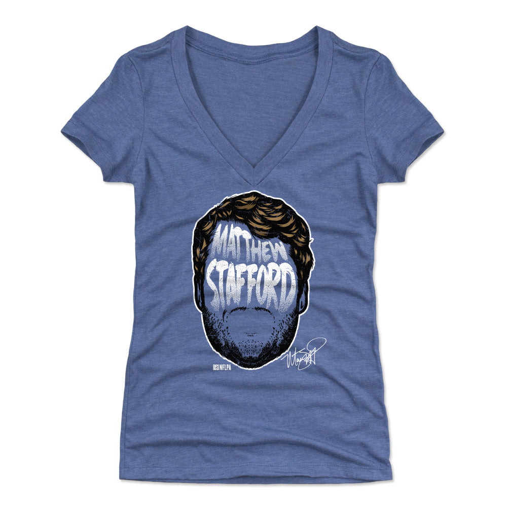 Matthew Stafford Women's V-Neck T-Shirt | 500 LEVEL
