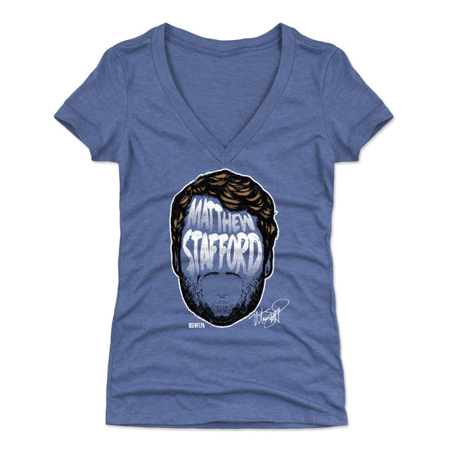 Matthew Stafford Women's V-Neck T-Shirt | 500 LEVEL