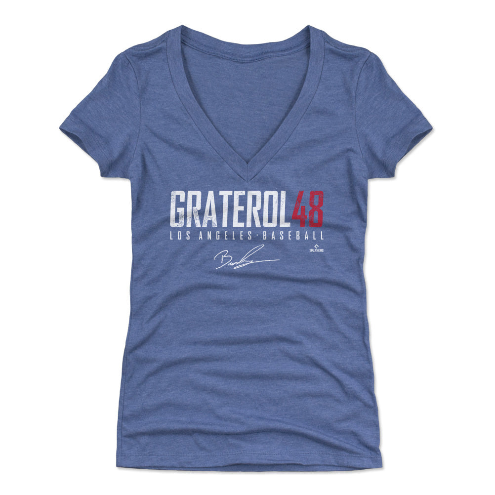 Brusdar Graterol Women's V-Neck T-Shirt | 500 LEVEL