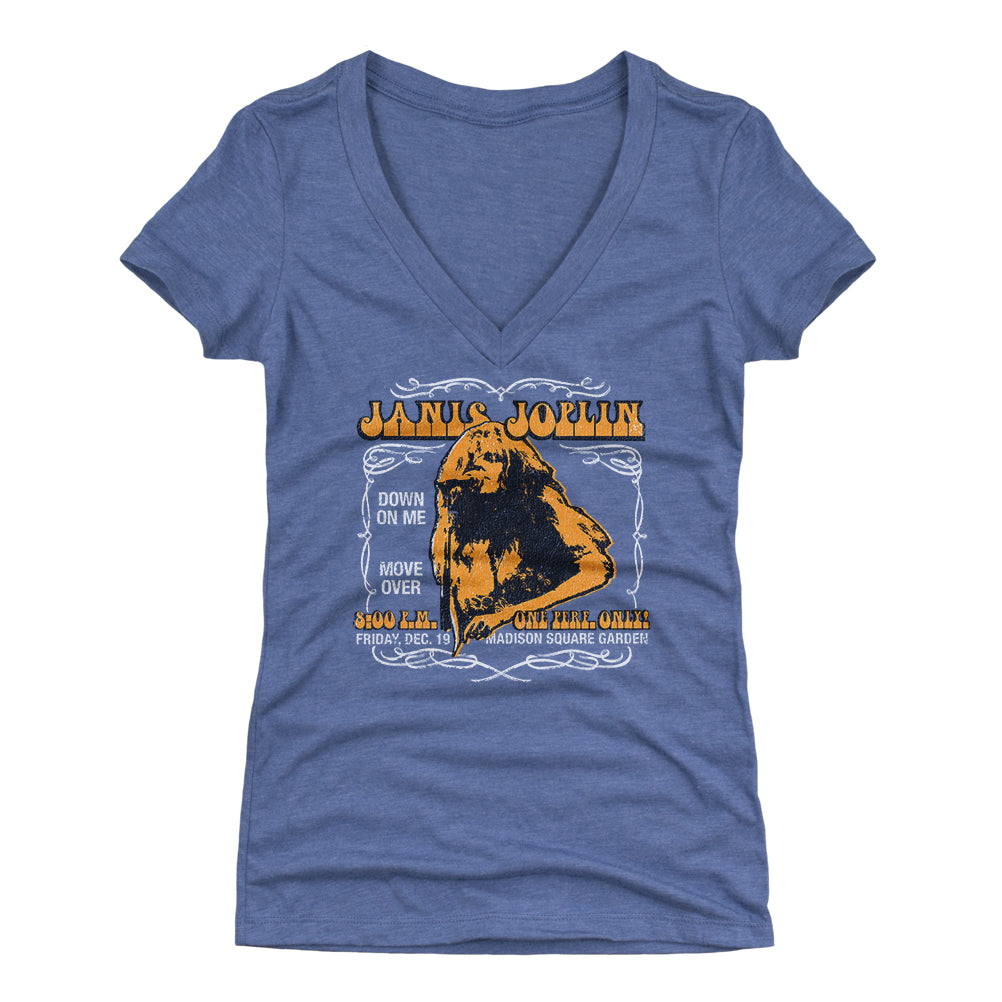 Janis Joplin Women's V-Neck T-Shirt | 500 LEVEL