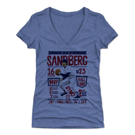 Ryne Sandberg Women's V-Neck T-Shirt | 500 LEVEL