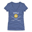 Justin Faulk Women's V-Neck T-Shirt | 500 LEVEL